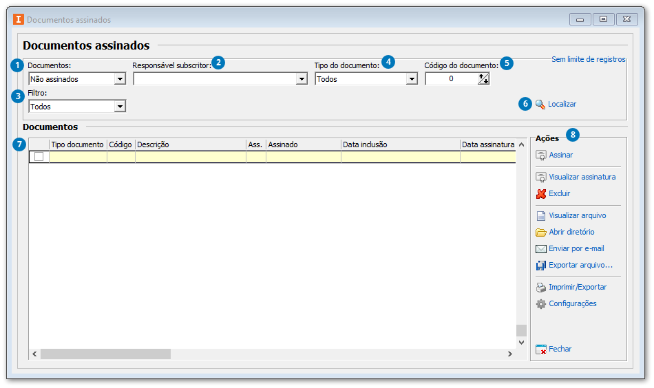 Documentos assinados digitalmente