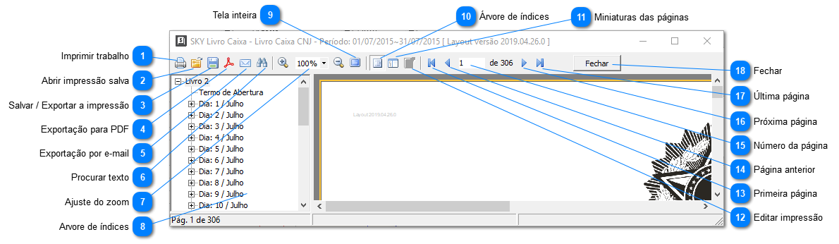FastReport Visualizador de relatórios