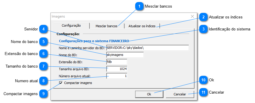 SKY Imagens - Configuração