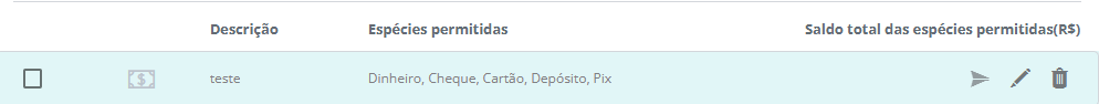 4. Lista de Contas