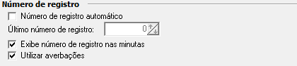 2. Número de registro