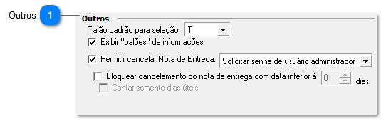 Configurações gerais