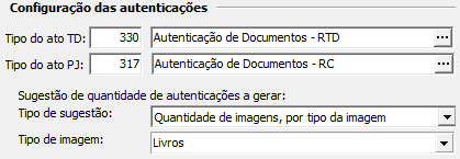 2. Configuração das autenticações