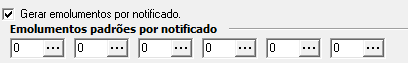 2. Emolumentos por notificado