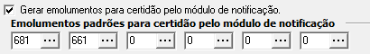 4. Emolumentos para a certidão