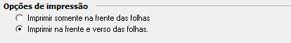 1. Opções de impressão