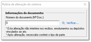 Alterar TD/PJ...
