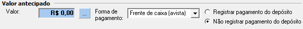 5. Valor antecipado