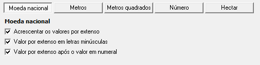 6. Valores por extenso